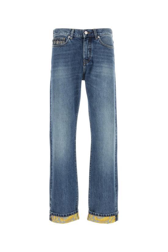 25SS 베르사체 데님 팬츠 10180131A12886 1D800 Medium Blue