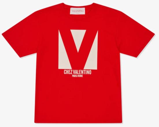 25SS 발렌티노 가라바니 반팔 티셔츠 6V3MG16PAQ9 157 ROSSO