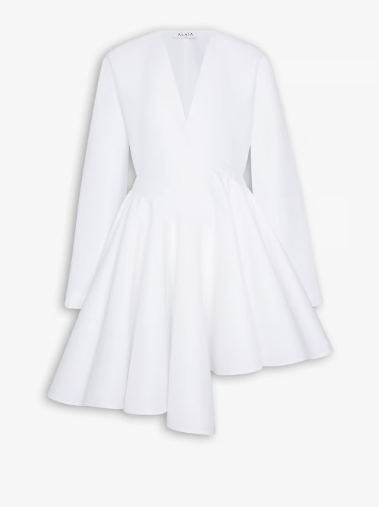 25SS 알라이아 점프수트 AA9R2618T447A 000 BLANC