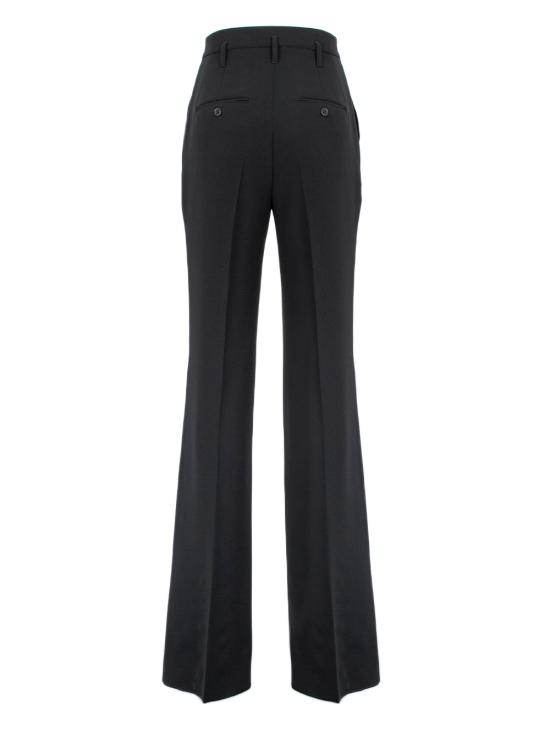 25FW 막스마라 스튜디오 스트레이트 팬츠 ALABAMA001 Black - MAX MARA STUDIO