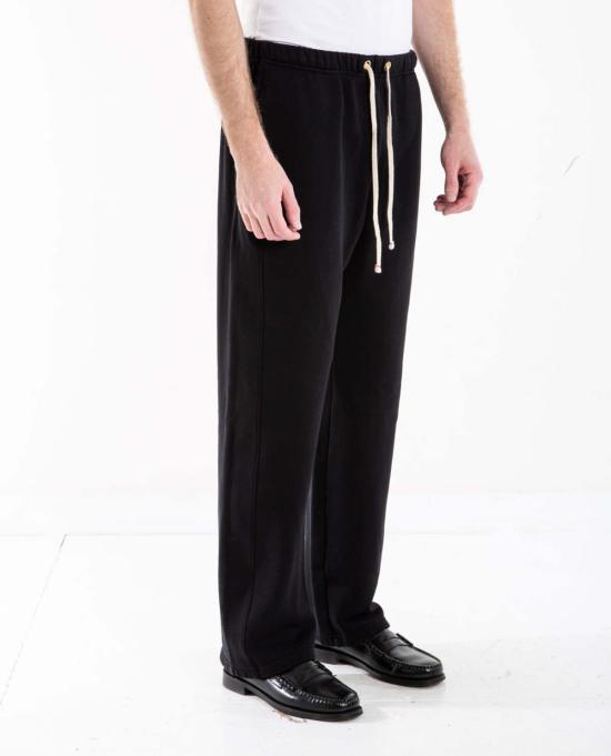  레스 티엔 트레이닝/조거 팬츠 Les Tien 릴렉스드 팬츠 제트 블랙 - LES TIEN