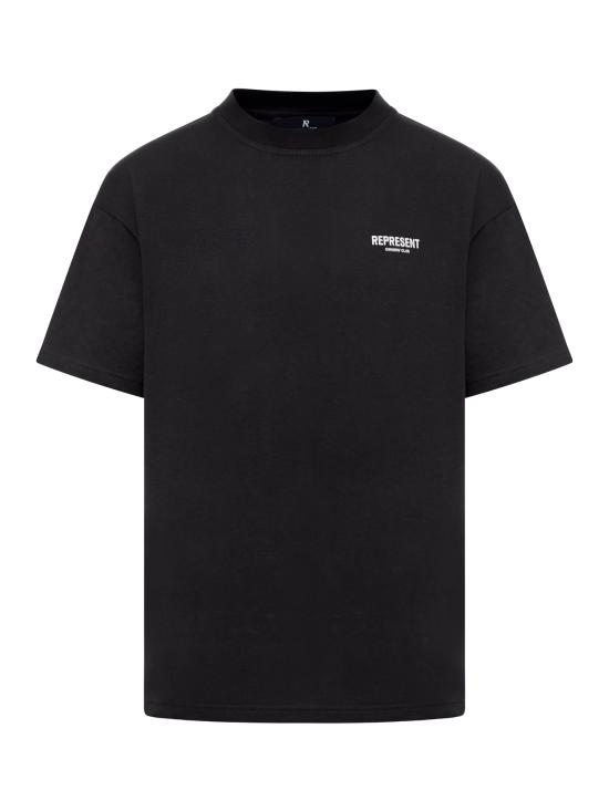 25FW 리프레젠트 반팔 티셔츠 OCM41114 001 Black