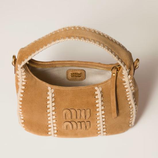 25FW 미우미우 토트백 5BC125VOWR2IBG F0401 CANNELLA - MIU MIU