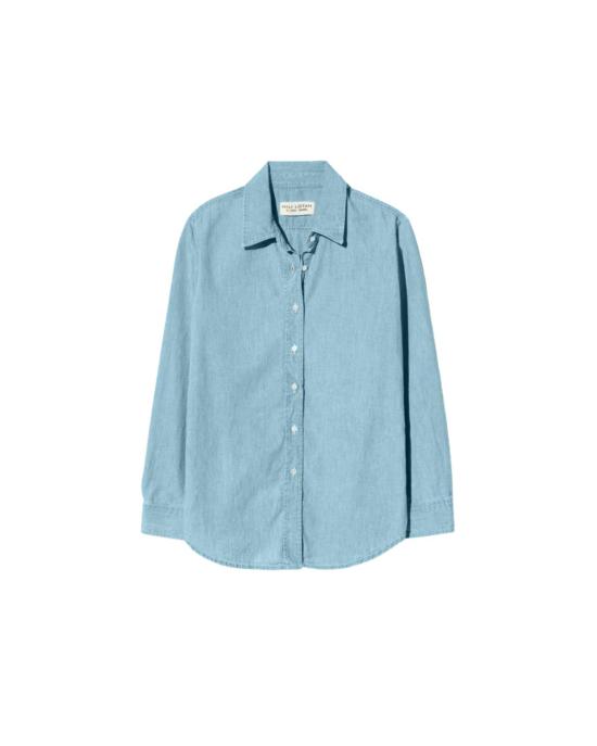  닐리로탄 셔츠 Nili Lotan Monti 데님 셔츠 샴브레이