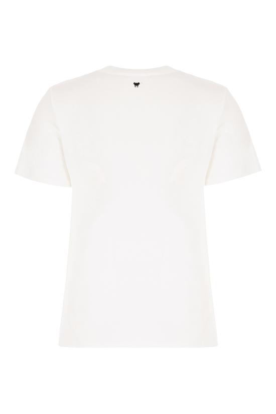 25FW 위켄드막스마라 GUGLIA 구글리아 로고 프린트 크루넥 티셔츠 GUGLIA 001 Bianco - WEEKEND MAX MARA