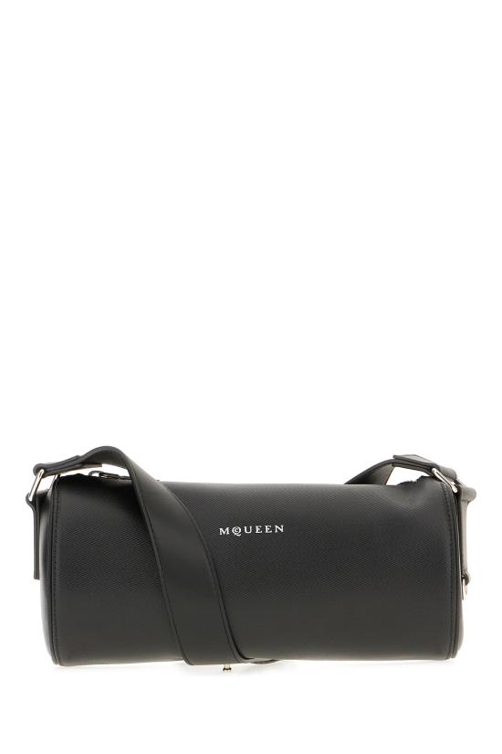 25FW 알렉산더 맥퀸 크로스백 8361001AAU3 1000 BLACK SILVER