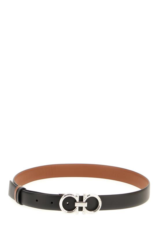 25FW 살바토레 페라가모 벨트 786302 001 NERO NEW COGNAC