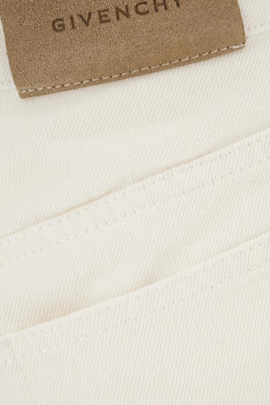 25FW 지방시 데님 팬츠 BW517J516T 130 OFF WHITE - GIVENCHY