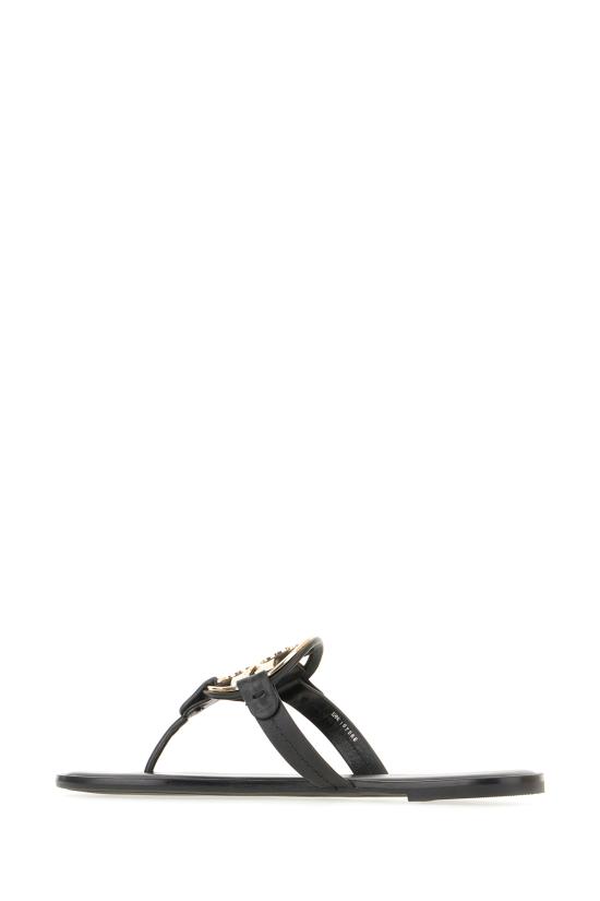 26SS 토리버치 뮬/슬리퍼 167568 006 BLACK GOLS - TORY BURCH