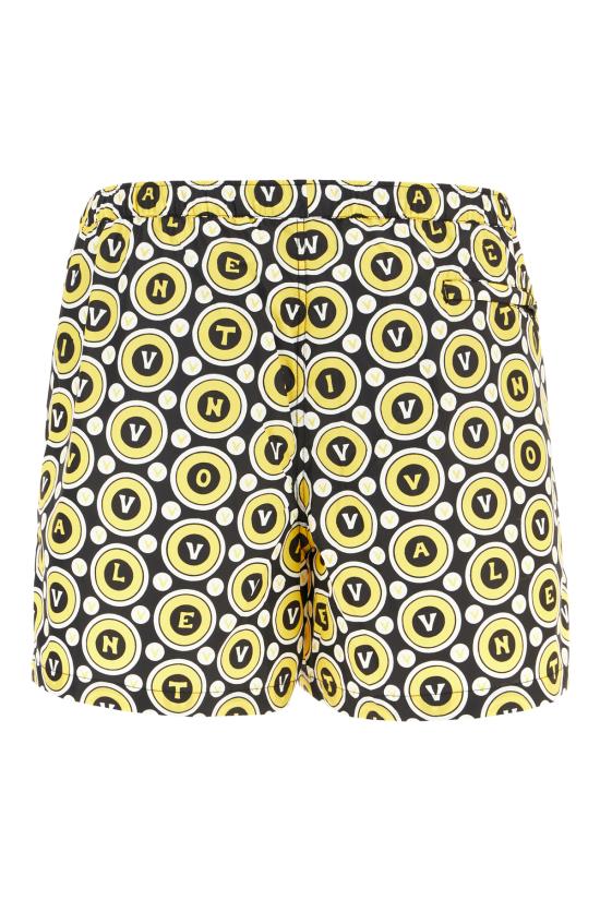 25FW 발렌티노 가라바니 스윔팬츠 7V3UH028B2U CLP NERO GIALLO AVORIO - VALENTINO GARAVANI