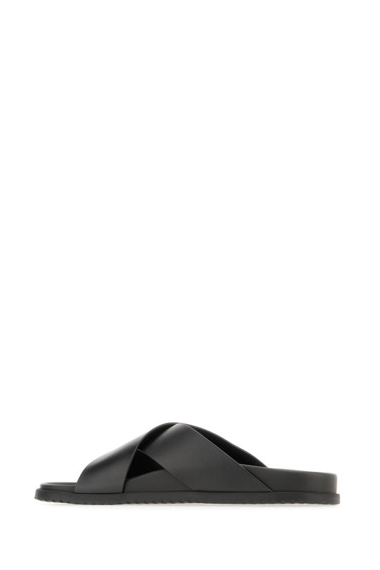 25FW 돌체앤가바나 뮬/슬리퍼 A80525A9Q67 80999 BLACK - DOLCE & GABBANA