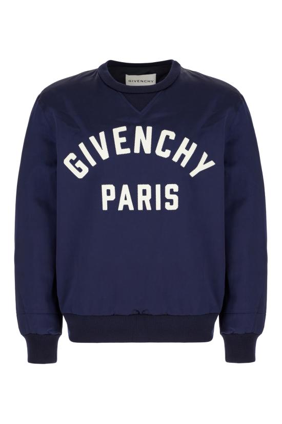 25FW 지방시 긴팔 티셔츠 BM01CS1610 410 NAVY
