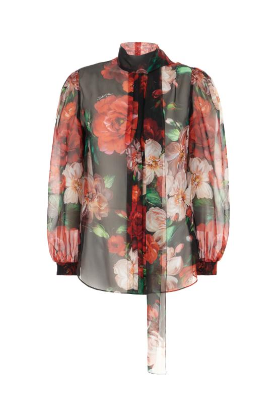 25SS 돌체앤가바나 셔츠 F5S61TIS1Y6 HN5PD BOUQUETFIORIANTICHIFONDONERO