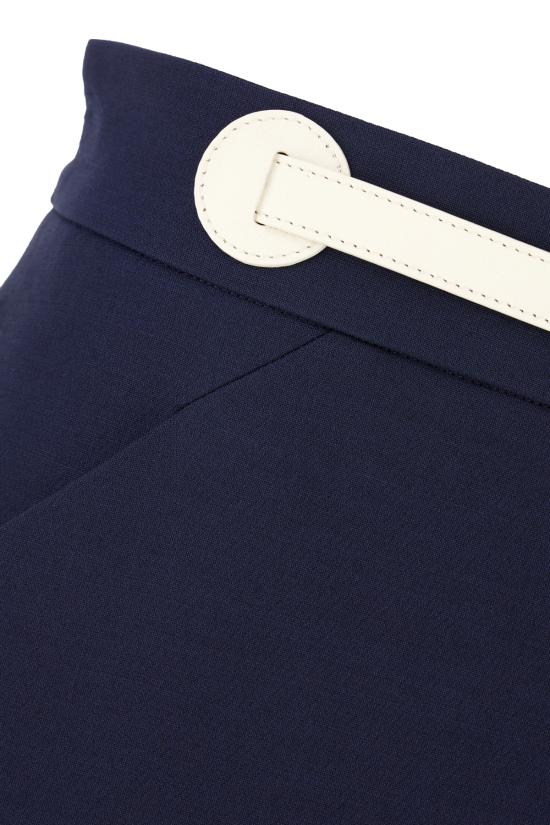 25FW 발렌티노 가라바니 미디 스커트 7B3RADM51CF Z61 Blu - VALENTINO GARAVANI