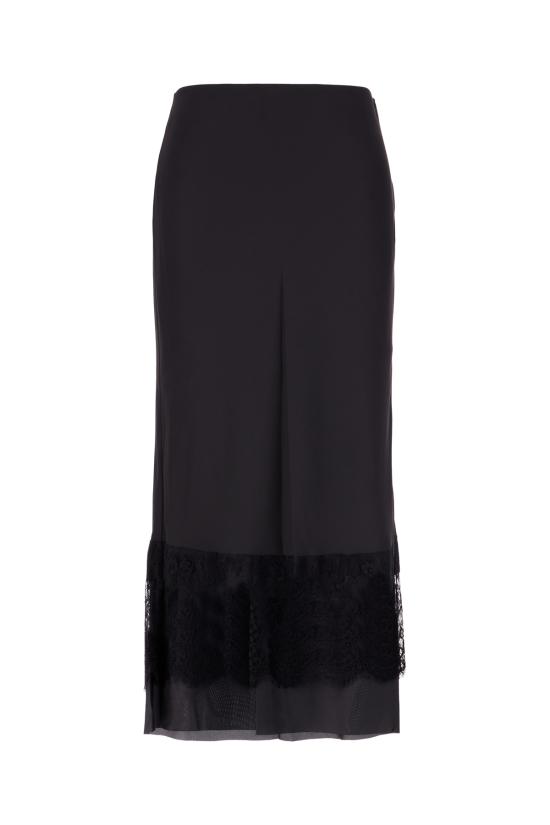 25SS 웰던 롱 스커트 WDSK125299WBLACK BK - WE11DONE