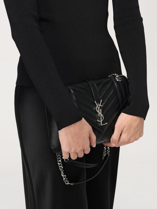 25SS 생로랑 숄더백 600185BOW921000 BLACK DOM - SAINT LAURENT