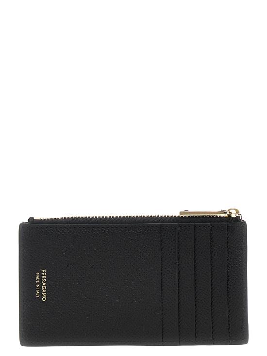 25FW 살바토레 페라가모 명함지갑 775663NERO Black - SALVATORE FERRAGAMO