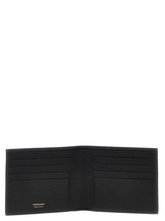 26FW 살바토레 페라가모 간치니 반지갑 775650NERO Black - SALVATORE FERRAGAMO
