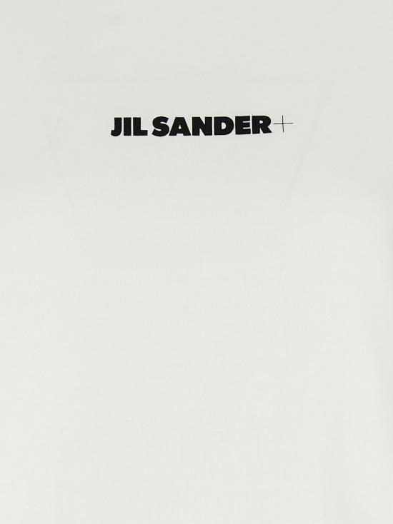 25FW 질샌더 탑 J40GC0118J20103102 White Black - JIL SANDER