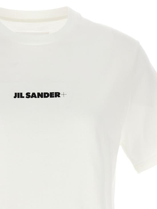 25FW 질샌더 탑 J40GC0118J20103102 White Black - JIL SANDER