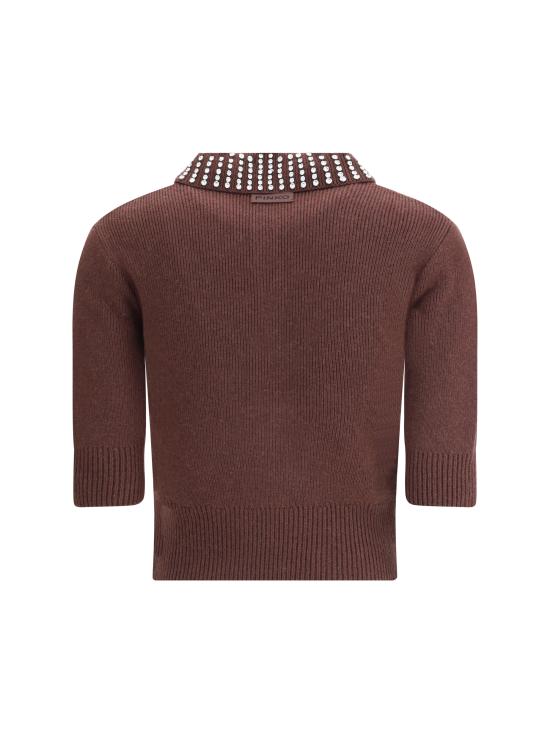 25FW 핑코 스웨터 105745A2S4 L99 BROWN - PINKO