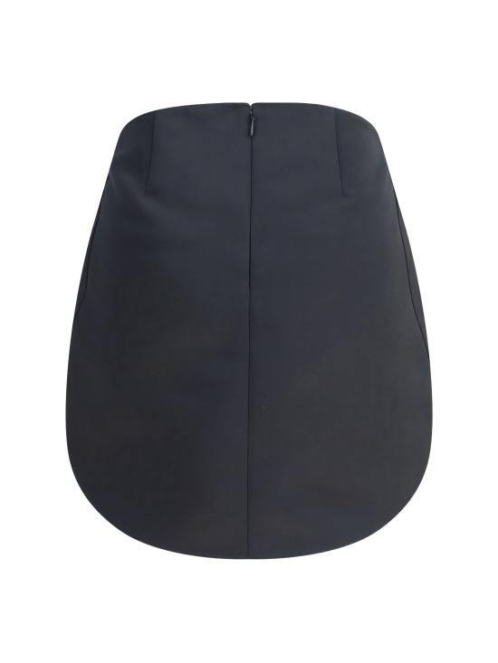 25FW 쿠레쥬 숏 스커트 325CJU283PL0162 9999 BLACK - COURREGES