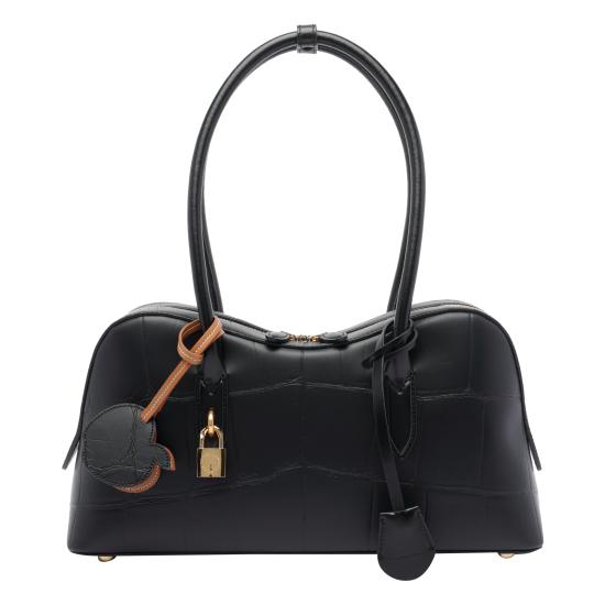 25FW 스텔라 맥카트니 라이더 숄더백 7B0138 WP05571000 Black