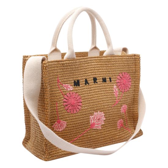 25FW 마르니 토트백 SHMP0077Q3 P7398Z0R42 Beige - MARNI