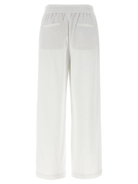 25FW 브루넬로 쿠치넬리 스트레이트 팬츠 MG927VD299C7220 White - BRUNELLO CUCINELLI