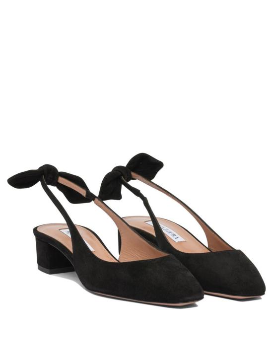 25FW 아쿠아주라 힐/펌프스 VBTMIDL1SUE000 Black - AQUAZZURA