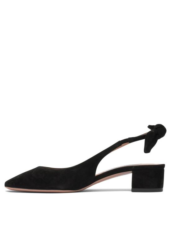 25FW 아쿠아주라 힐/펌프스 VBTMIDL1SUE000 Black - AQUAZZURA