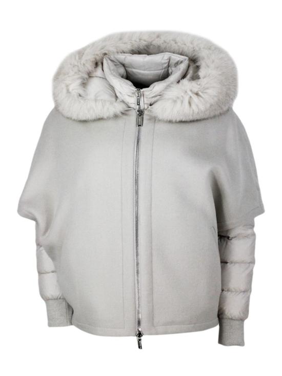 25FW 무레르 페가소 CWR 후디드 쇼트 자켓  PEGASO CWR348 MARMO