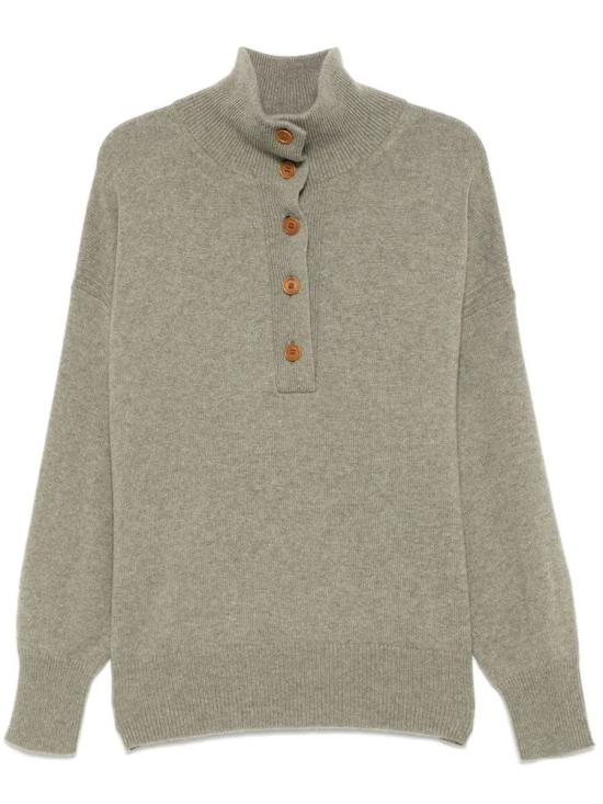 25SS 지우리바 헤리티지 터틀넥 THE ANSELMO SWEATER CASH SEAGRASS