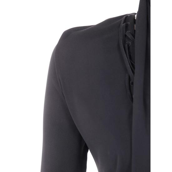 25FW 디 아티코 롱 원피스 251WCW00243 VVV105AA BLACK - THE ATTICO