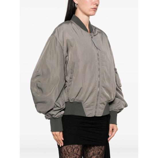 25FW 디 아티코 봄버 자켓 251WCB00070 PLL001AA 084 GREY - THE ATTICO