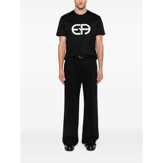 25FW 엠포리오 아르마니 탑 1JUVZ 8N1TF6 UC001 BLACK - EMPORIO ARMANI