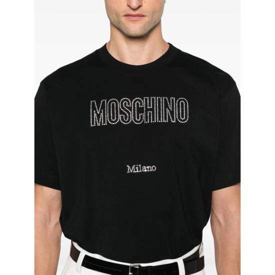 25FW 모스키노 반팔 티셔츠 5241 V0726 1555 BLACK - MOSCHINO