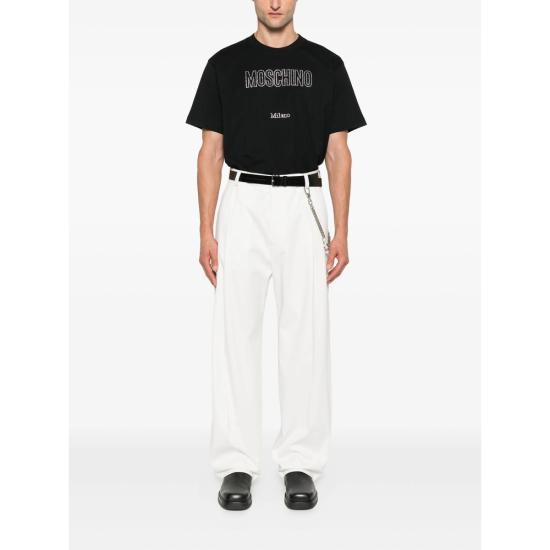 25FW 모스키노 반팔 티셔츠 5241 V0726 1555 BLACK - MOSCHINO