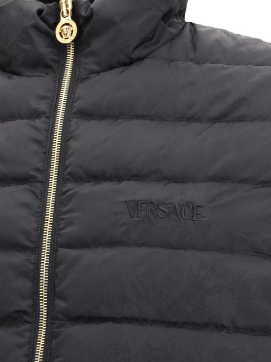 25FW 베르사체 숏패딩 10207581A09785 1B000 Black - VERSACE