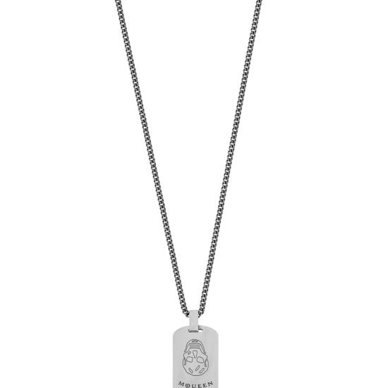 25FW 알렉산더 맥퀸 네크리스 836663 J161N 0446 SILVER - ALEXANDER MCQUEEN