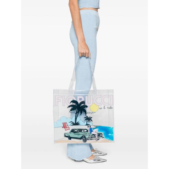 25FW 피오루찌 토트백 U01FMABA276PT MULTI WHITE BLUE