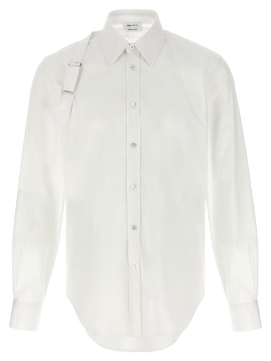 25FW 알렉산더 맥퀸 긴팔 셔츠 828170QNAAB9000 White