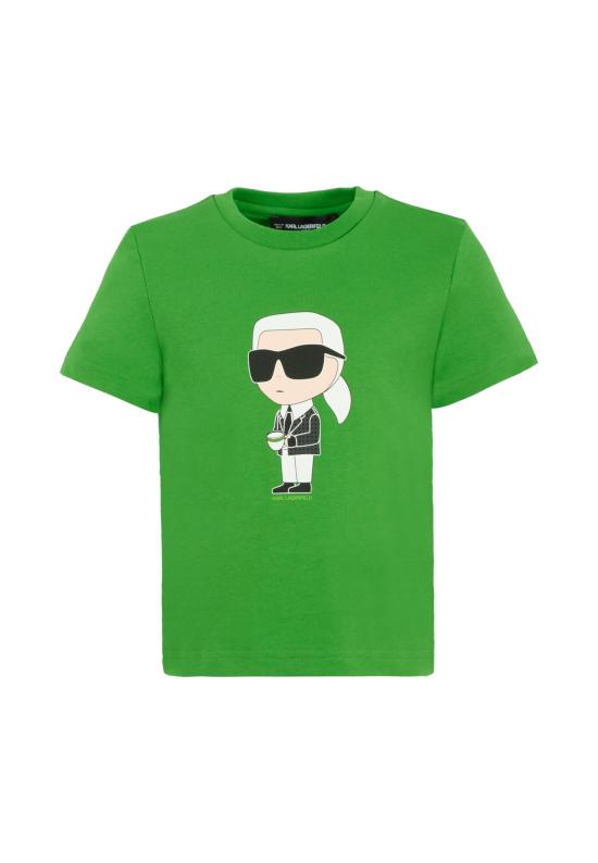 25SS [키즈] 칼라거펠트 티셔츠 Z30437 686 GREEN