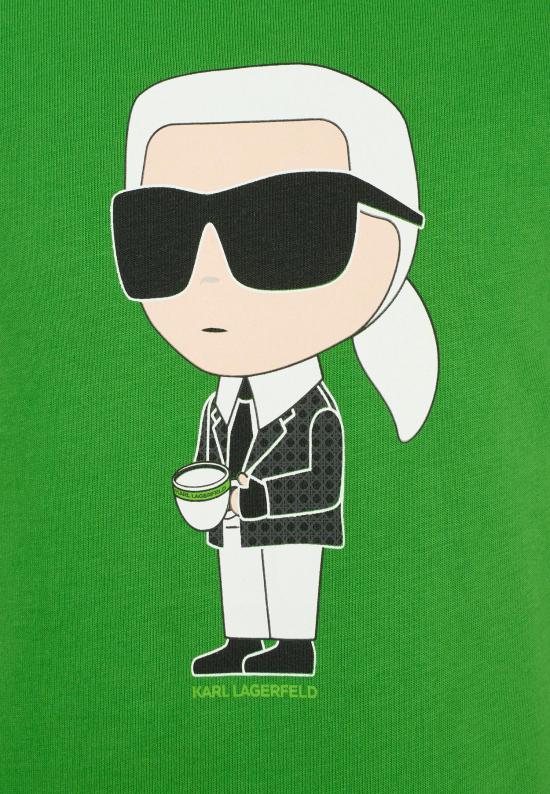 25SS [키즈] 칼라거펠트 티셔츠 Z30437 686 GREEN - KARL LAGERFELD