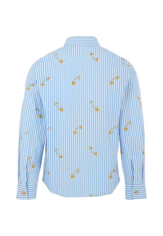 25FW [키즈] 베르사체 탑 1018255 1A14827 5UE60 LIGHT BLUE - VERSACE