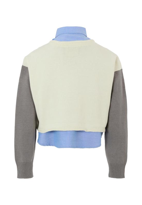 25FW [키즈] 리치몬드 니트/스웻셔츠 RGA25172MA BLUE VAPOR MULTICOLOR - RICHMOND