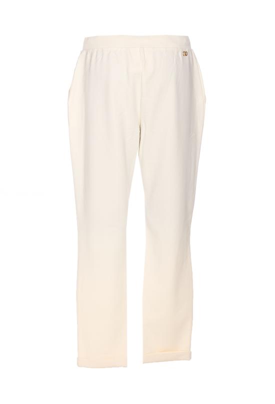 25FW 리우조 트레이닝/조거 팬츠 TF5297FS090 10103 White - LIU JO