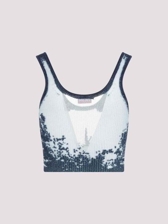 24FW 디젤 민소매 티셔츠 A139910BNCB8AT Blue - DIESEL