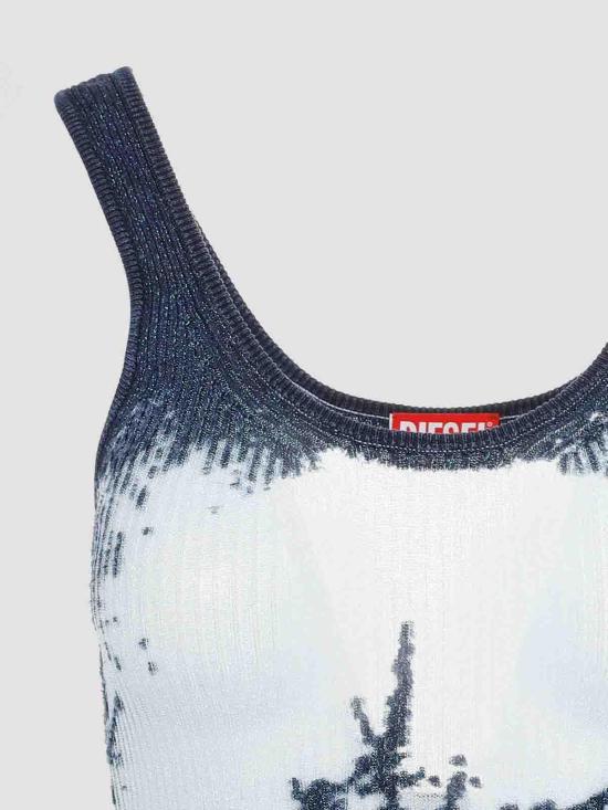 24FW 디젤 민소매 티셔츠 A139910BNCB8AT Blue - DIESEL