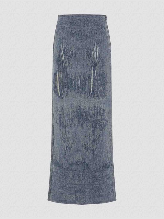  디젤 미디 스커트 A18934068RQ01 Blue - DIESEL